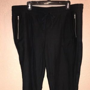 NWT Lou And Grey Lounge Black Joggers Womens Size xl